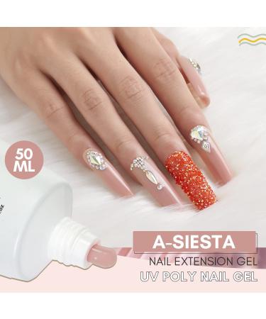 Makartt 50ML Nude Nature Poly Nail Gel - Mother's Day All Season Nail Extension Gel - P-21 - Buy Online on GoSupps.com