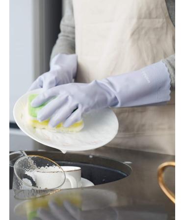 Shop Lanon Wahoo Reusable Household Gloves - Skin-Friendly Icelandic Blue Size S | Ideal for Kitchen Cleaning & Dishwashing - Buy Online on GoSupps.com