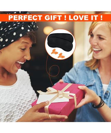 80 Pcs Sleep Mask and Reusable Earplugs Set for Noise Cancelling - Silicone Strap Blindfold Cover and Hearing Protection for Women Men Kids - Buy Online on GoSupps.com