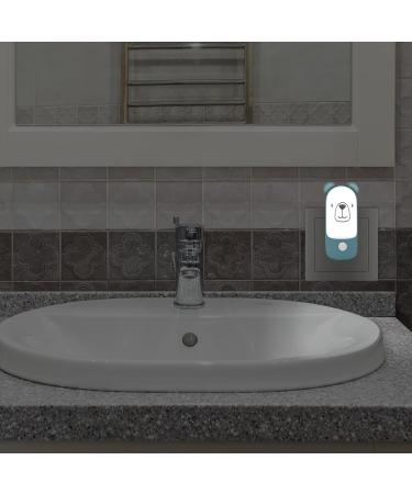 Night Light Baby Socket with Switch - 2 Piece Cat & Bear LED Wall Lamp for Kids - Sleep Aid & Bedroom Decor - Buy Online on GoSupps.com