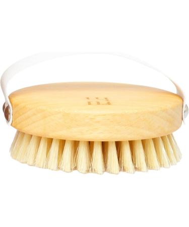 Ruhi Natural Body Brush - 100% Bristle FSC Beech Wood Plastic-Free Dry Brush for Massage & Lymphatic Drainage Anti-Cellulite Solution - Buy Online on GoSupps.com