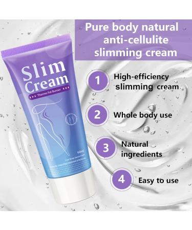 Hot Cream 2 Pack Slimming Fat Burning Cream for Belly Waist & Buttocks Burning Cellulite Enhance Sweating for Thighs Legs Abdomen Arm & Buttock Moisturizing Firming and Tightening Goodbye Cellulite - Buy Online on GoSupps.com