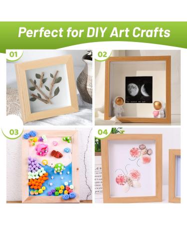 6 Pack Unfinished 6x6 Inch Square Wood Panels for DIY Arts & Crafts Projects - Buy Online on GoSupps.com