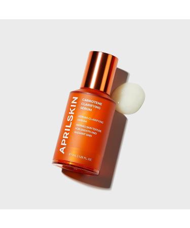 APRILSKIN Carrotene Clarifying Serum - Vegan, Cruelty-Free for Oily, Sensitive, Acne-Prone Skin | Non-Comedogenic Formula for Acne & Pore Tightening - Buy Online on GoSupps.com