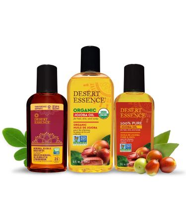 Desert Essence Moringa Jojoba & Rose Hip Oil 2 fl oz - Nourish & Revitalize Skin - Buy Online on GoSupps.com