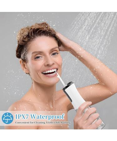 Buy Water Dental Flosser - Cordless Rechargeable & IPX7 Waterproof | Adjustable Pressure for Sensitive Teeth - Buy Online on GoSupps.com