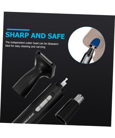 Beavorty Electric Nose Hair Trimmer for Men - Compact 1pc Face Shaver | Best Men's Electric Razors (Black 13x1.6cm) - International Shipping - Buy Online on GoSupps.com