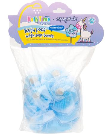 Buy T.Taio Esponjabon Loofah Body Wash Ball - Cotton Candy Scented Bath Puff for Kids | Shop Internationally - Buy Online on GoSupps.com