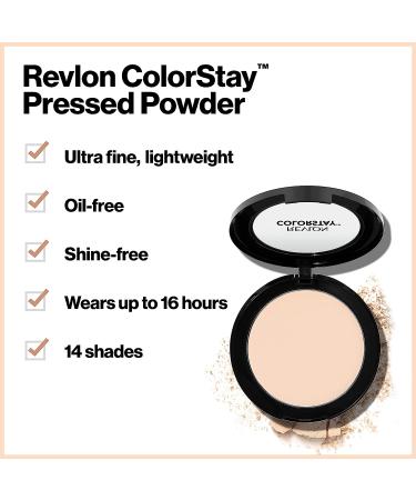 Revlon ColorStay 16 Hour Face Powder - Longwear Medium to Full Coverage with Flawless Finish - Oil-Free Shine Control - 830 Light Medium - 2.4 Oz - Buy Online on GoSupps.com