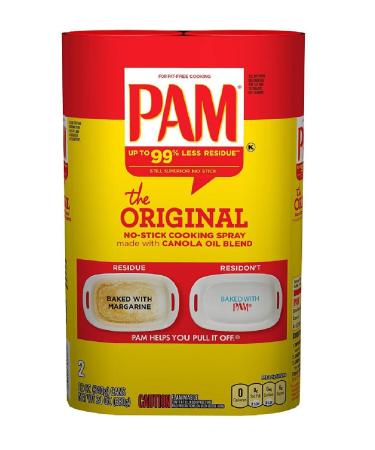 Pam Original No-Stick Cooking Spray, 12 oz., Can, 2 ct.