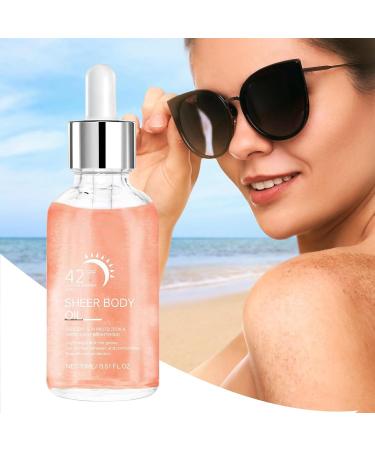 Sun Drops | 15ml Broad Spectrum Moisturizing Sunscreen - SPF 42+ Non-Greasy Texture & Instant Radiance for Beach Sports and Outdoors - Buy Online on GoSupps.com