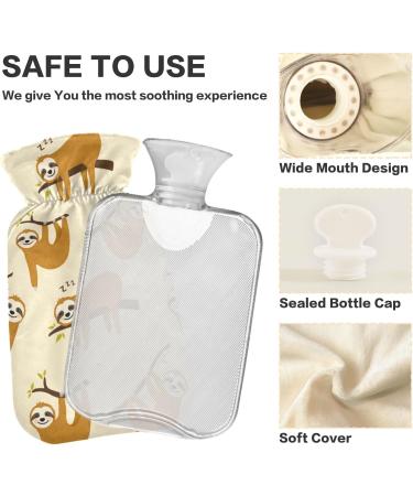 Buy Cute Cartoon Sloth Hot Water Bottle - 2L Pain Relief & Comfort for Cramps | International Shipping - Buy Online on GoSupps.com
