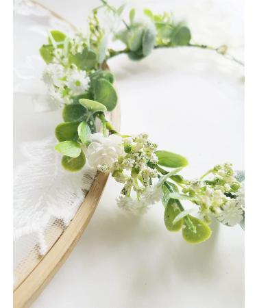 FIDDY898 Green Flower Crown Headband - Fairy Accessories for Women | Photo Prop B01 - Buy Online on GoSupps.com