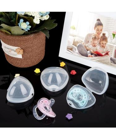 Buy SchnullerBox - 10 Transparent Baby Pacifier Storage Boxes for Home & Travel | Ideal Pacifier Organizer - Buy Online on GoSupps.com