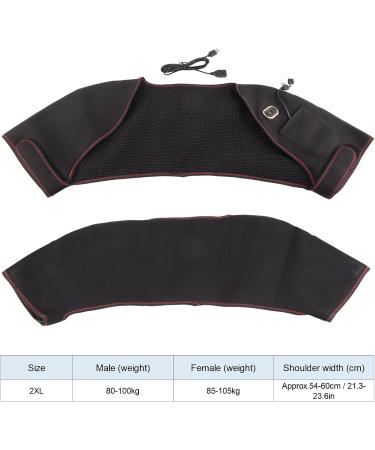 Buy Massaging Heated Shoulder Wraps | 3 Heating Levels for Neck & Shoulder Pain Relief - 2XL Size - Buy Online on GoSupps.com