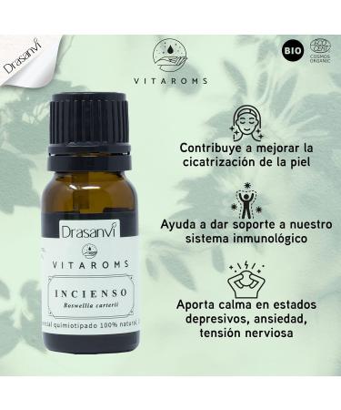 Vitaroms Essential Oil 100% Organic & Pure - Ecocert Certified Vegan Incense - 5ml - Buy Online on GoSupps.com