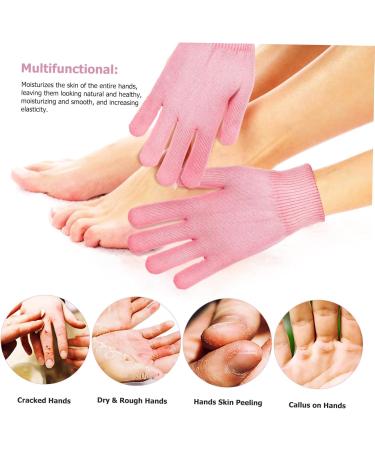 minkissy 6 Sets Spa Moisturizing Socks Moisturizing Gel Gloves Spa Gloves Dry Skin Socks Bath Mitt Foot Gloves Hand Moisturizing Gloves Callus Remover Socks Moisturize Nursing Socks Cotton - Buy Online on GoSupps.com