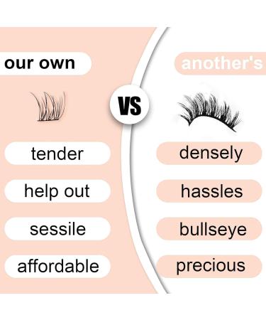 Shop Wispy Cluster Lashes - 144 Pcs Natural Individual Eyelashes | 12mm C D Curl DIY Extensions | Super Thin Band | International Shipping - Buy Online on GoSupps.com