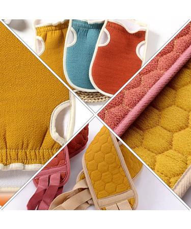 6 Pcs Bath Back-Pulling Towel Set | Long Shower Towels Bath Scrubbers & Washcloths - Premium Bathing Supplies for Ultimate Cleanliness - Buy Online on GoSupps.com