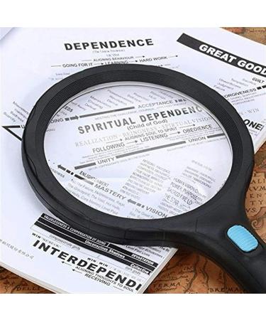 Portable with Light for Reading Premium Quality Handheld Magnifier with Light for Reading Exploring Inspection Full of Stars - Buy Online on GoSupps.com
