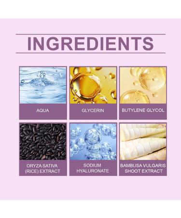 Black Rice & Hyaluronic Acid Hydrating Toner for Deep Moisture & Antioxidant Care Alcohol-Free & Gentle Formula Fragrance Free Deep Hydration 120ml / 4 fl oz - Buy Online on GoSupps.com
