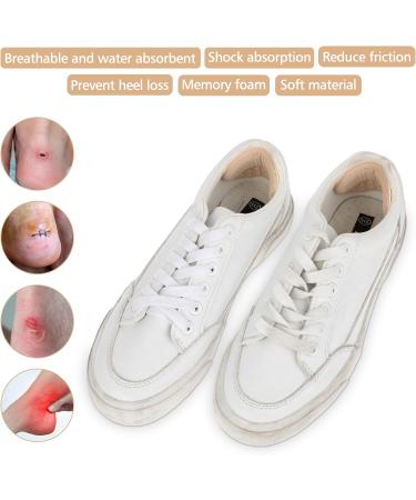 WLLHYF 2 Pairs Self-Adhesive Heel Pads for Shoe Repair and Comfort - Black/Skin Tone - Shoe Grips and Protectors for Women and Men - Buy Online on GoSupps.com