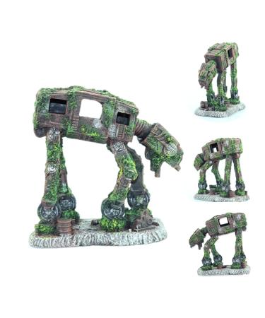 Zhiyuan aquarium decorations from synthetic resin aquarium ornament aquarium robot aquarium decoration cave robot dog small and medium -sized aquarium accessories decorative aquaria decorations
