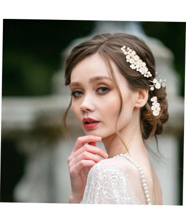 Angoily 1 Set Piece Baroque Decor Hair Accessories for Bride Hair Comb for Girls Womens Headpiece Girls Hair Accessories Bride Headdress Wedding Decor Hair Piece Pearl Metal Miss - Buy Online on GoSupps.com