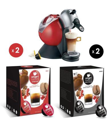  Origen & Sensations Dolce Gusto Pack of 64 Compatible Coffee Capsules - Origin & Sensations Coffee Capsules - 2 Extra Intenso Capsules - 2 Intenso Capsules - 64 Compatible Coffee Capsules - Buy Online on GoSupps.com