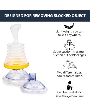 MeasuPro Portable Choking Rescue Device for Children & Adults - Quick First Aid Kit with Airway Suction and Carry Bag Ensuring Safety - Buy Online on GoSupps.com