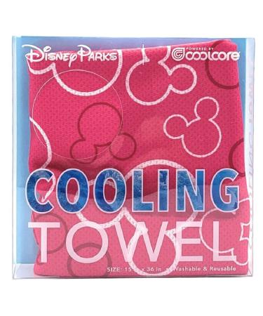 Disney Parks - Cooling Towel - Mickey Icon - Pink