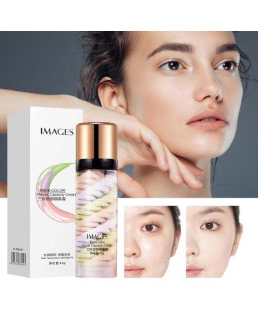  woyufen Tricolor Insulation Cream | Face Skin Tone Correct | 40g Moisturizing Face Tint Long Lasting Skin Tone Skin Tone Smooth - Buy Online on GoSupps.com