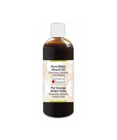 Greenwood Essential Pure Bitter Gourd Oil (Momordica charantia) Cold Pressed 200ml (6.76 oz) 6.76 Fl Oz (Pack of 1)