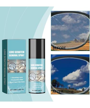 Lens Scratch Remover - Lens Scratch Removal Spray - 100ml Lens Scratch Remover Glasses Cleaner Spray for Sunglasses Screen Cleaner Tools - Buy Online on GoSupps.com