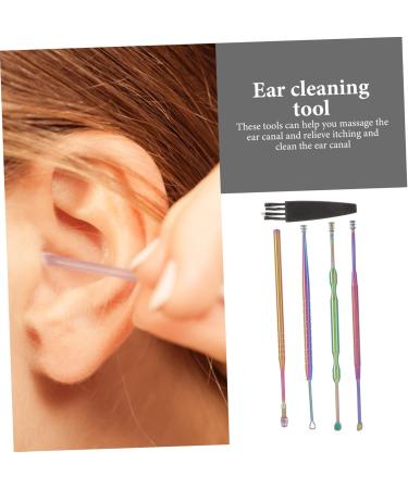 Buy NOLITOY 4 Sets Ear Cleaning Kit - 5 Tool Earwax Removal Set for Adults | Effective Ear Cleaner & Ear Wax Removal Tools - Buy Online on GoSupps.com