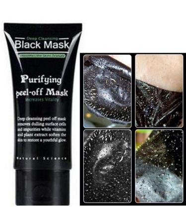 Bamboo Remove Blackhead Facial Mask Black Mud Deep Cleansing Purifying Peel Off Facail