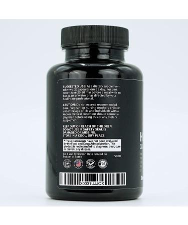 Premium Horny Goat Weed 1560mg - Natural Energy & Performance Support for Men & Women - Maximum Strength with Maca, Tongkat Ali, Saw Palmetto, Panax Ginseng - 90 Capsules - Buy Online on GoSupps.com