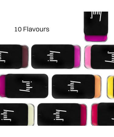 July Strawberry Slush Lip Balm - 24hr Moisturization SPF 15 Hydrate & Lighten Dry Lips Enriched with Jojoba & Almond Oil 10gm for Men & Women - Buy Online on GoSupps.com