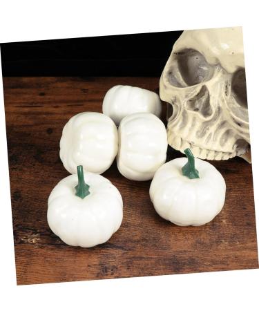 ABOOFAN 30 Pcs Halloween Simulation Pumpkin Hand Decor Paintable Pumpkin Decor Fake Pumpkin Fake Foam Pumpkins Pumpkin Toys Mini Pumpkin Unfinished Pumpkin Little Vacation Artificial White - Buy Online on GoSupps.com