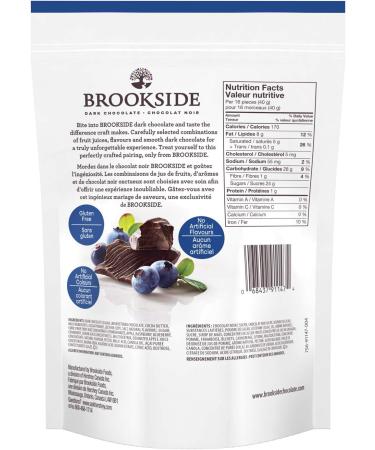 BROOKSIDE Dark Chocolate Acai Blueberry Good Candy for Family to Share 595g Dark Chocolate Acai Blueberry 595 g (Pack of 1) - Buy Online on GoSupps.com