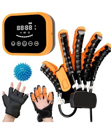 Rehabilitation Robot Gloves Hemiplegia Finger Rehabilitation Trainer Finger Orthosis for Arthritis Stroke Hemiplegia Patient(Size:L Color:Right Hand) Large Right hand