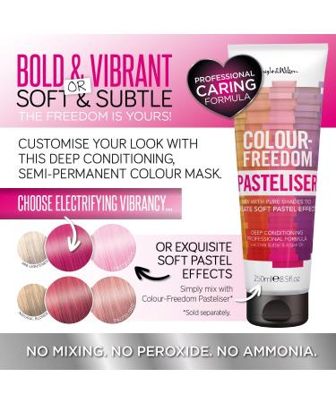 Colour-Freedom Pink Pizazz Gloss Pro 150ml Semi-Permanent Hair Colour | Vegan Colour Mask with PurePlex Technology | Ammonia-Free & Long-Lasting | 6-10 Washes | 1 Pack - Buy Online on GoSupps.com