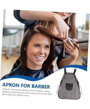 minkissy Hairdressing Overalls Work Dress Barber Apron Hairdressing Apron with Pocket Hair Stylist Apron for Women Barbershop Apron Hair Dye Apron Shawl Tpu Women's Perm Dyeing - Buy Online on GoSupps.com