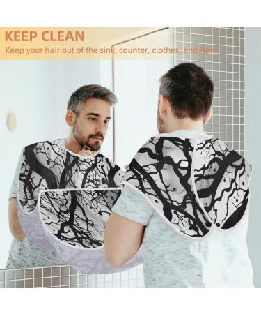 Beard Bib Apron - Tree Trunk Beard Hair Catcher for Men | Perfect Gift for Father's Day Anniversaries & Christmas | Includes 2 Suction Cups - Buy Online on GoSupps.com