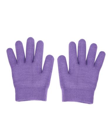 Ipetboom Moufles Hydratants en Gel pour Soins des Mains Taille Unique Hydratants aux Huiles Essentielles pour Adultes Usage Spa Exfoliation Mains S ches Couleur Violet