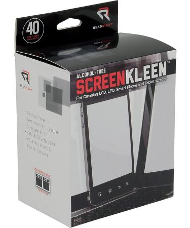 Buy Read Right RR1391 ScreenKleen Alcohol-Free Wet Wipes - 5x5 40/Box for Screen Cleaning | Fast International Shipping - Buy Online on GoSupps.com