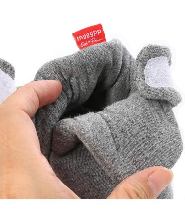EDOTON Unisex Newborn Winter Boots - Warm Non-Slip Sole Bootie Sock (12-18 Months) Dark Gray - Buy Online on GoSupps.com
