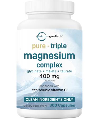 Micro Ingredients Oil of Oregano Softgels & Pure Triple Magnesium Complex 400mg Capsules | 2 Pack Bundle | 4X Strength Thymoquinone with Black Seed | Glycinate Malate & Taurate Forms - Buy Online on GoSupps.com