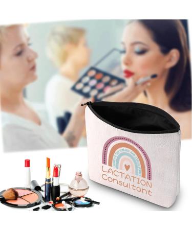 Lactation Consultant Gift Lactation Caring For Tiny Humans and Strong Mamas Consultant Rainbow Cosmetic Bag LACTATION Consultant Bag - Buy Online on GoSupps.com