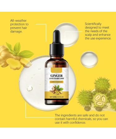 Ginger Hair Care Essence 30ml Hair Growth For Women Hair Oil Intensive Strength Hair Tonic For Hair Repair And Growth - Buy Online on GoSupps.com